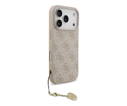 Etui do telefonów Guess 4G Charms Collection MagSafe do iPhone 17 Pro różowy